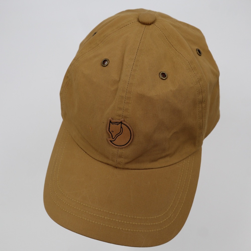 Fjallraven Helags Cap Mens L/XL Ochre Brown G-1000 Adjustable Hat - Picture 2 of 8